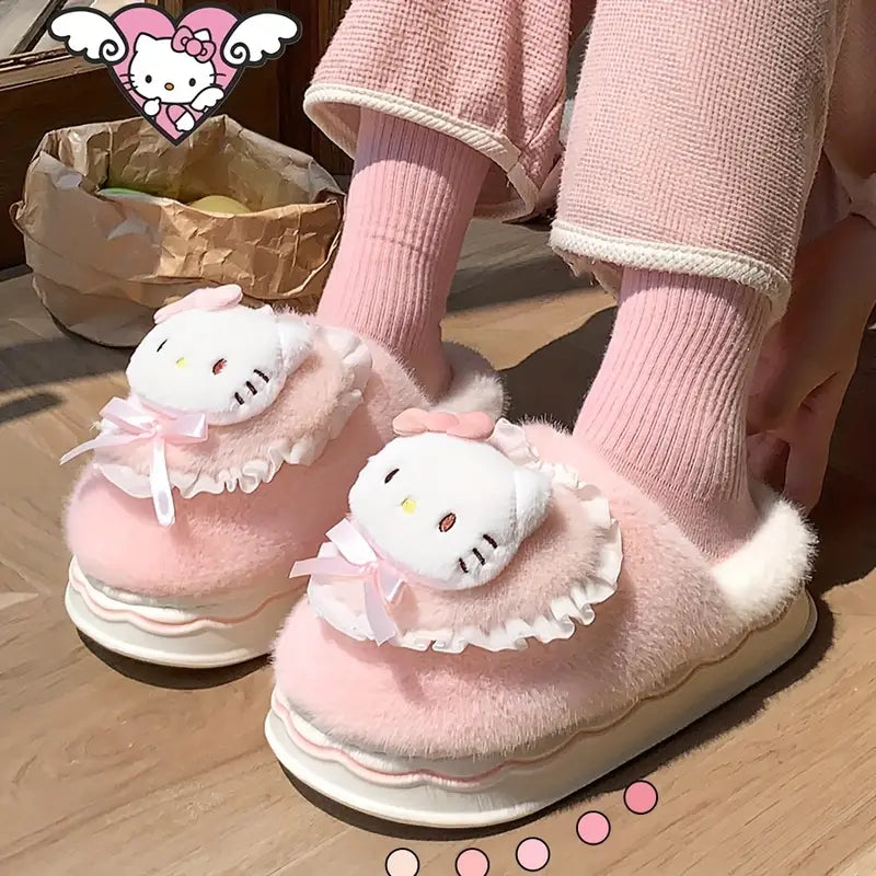 🥿 Chaussons Hello Kitty Sanrio – Confort et douceur à chaque pas ! 💖
