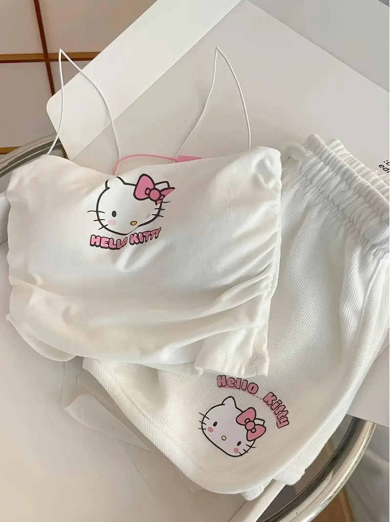 đ Ensemble Haut et Short Hello Kitty â Look dâĂ©tĂ© kawaii ! đ