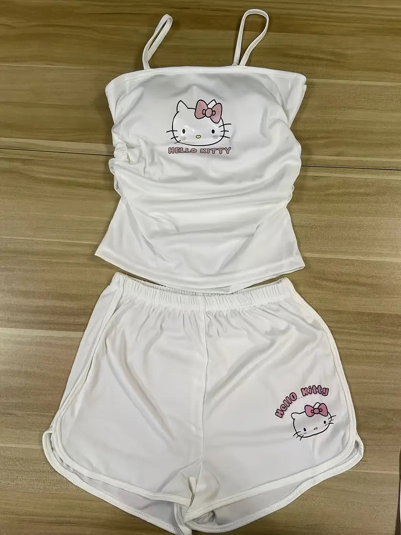 đ Ensemble Haut et Short Hello Kitty â Look dâĂ©tĂ© kawaii ! đ