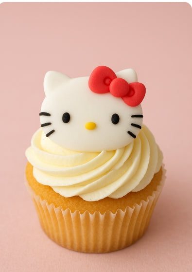 Cupcakes Hello Kitty – Douceur et Tendresse à Chaque Bouchée - CUTEKITTYSHOP 