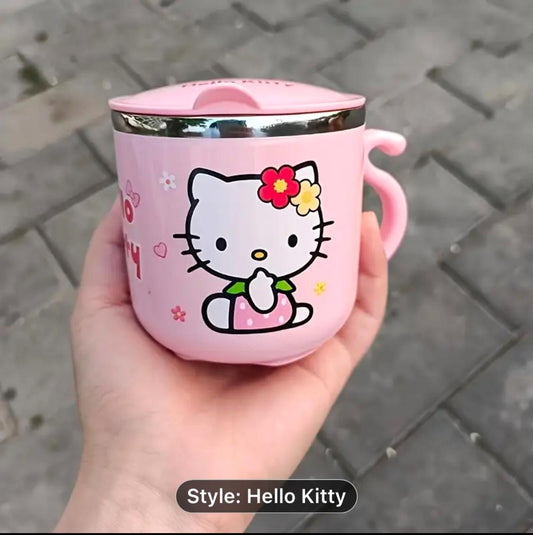 Sanrio Hello Kitty - Tasse à café isotherme en acier inoxydable